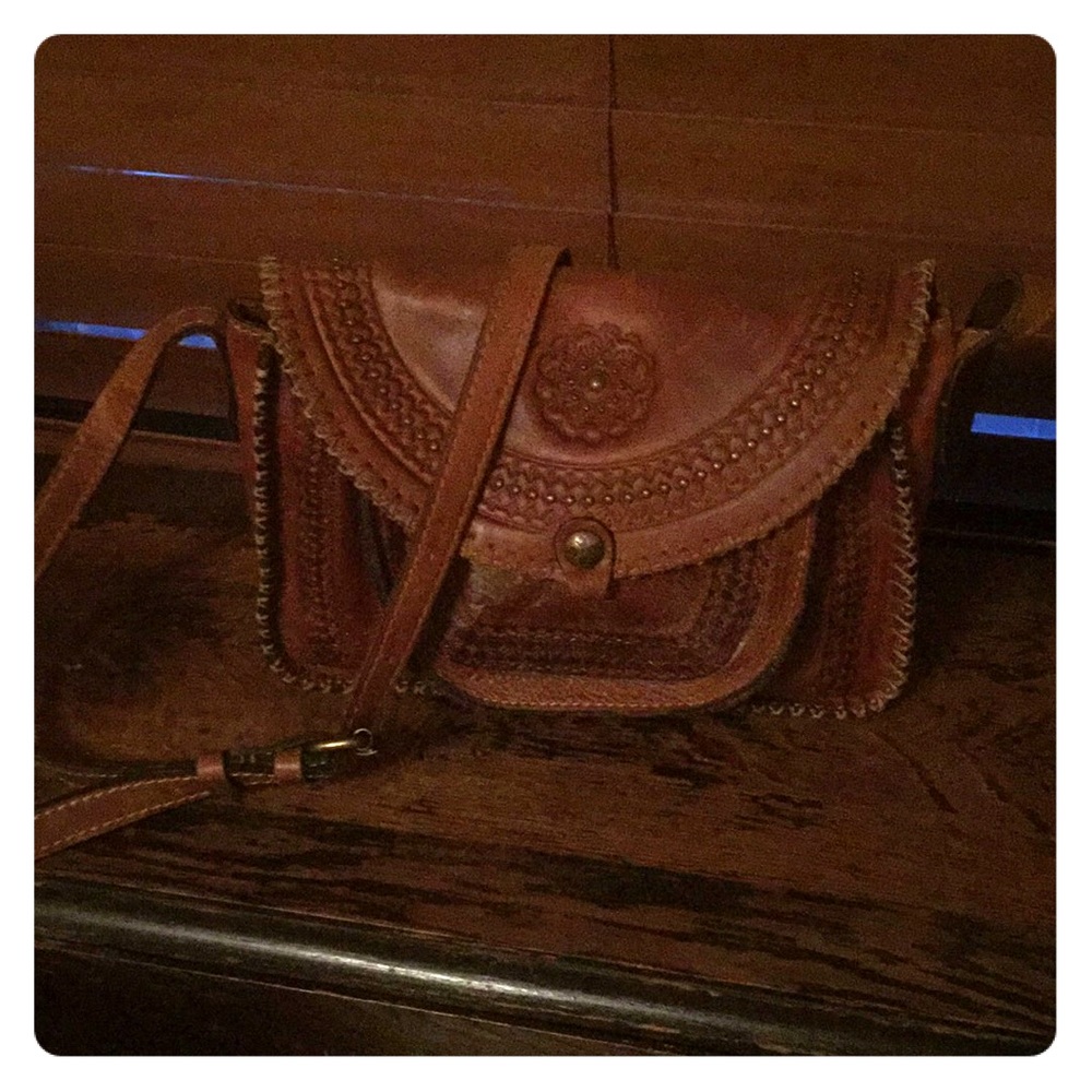 Brown crossbody bag
